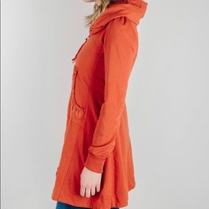 Prairie underground long coat hoodie